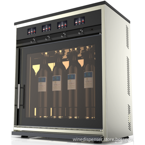 Vending machine wine dispenser 4 bottles